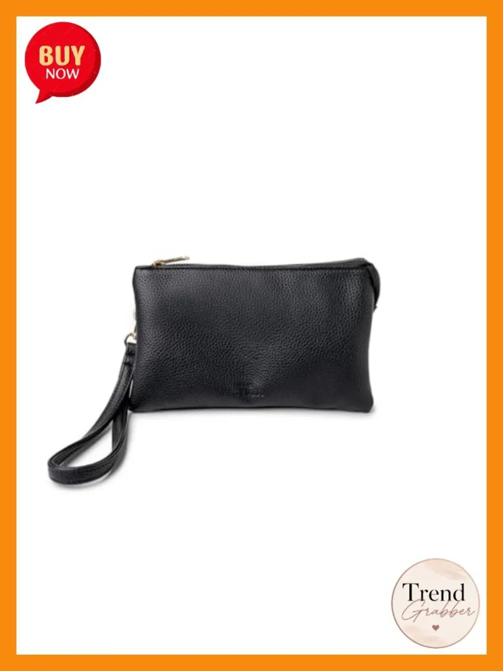 Vegan Leather Convertible Purse Wallet Crossbody Handbag Clutch